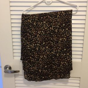 Zara leopard scarf